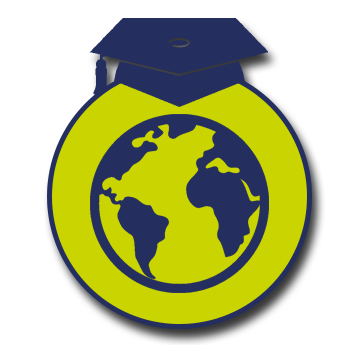 An icon depicting the globe, representing global challenges