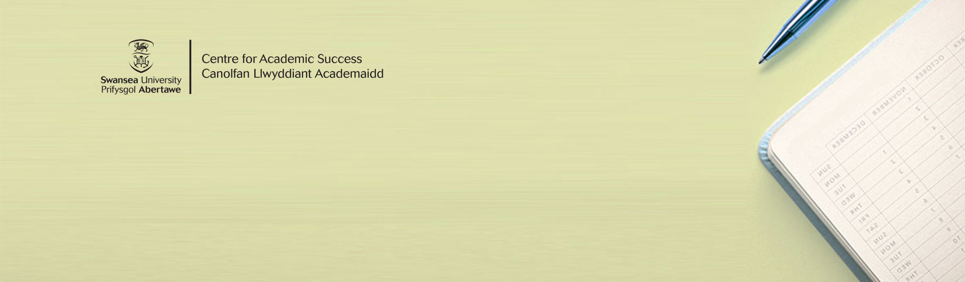 Diary on green background