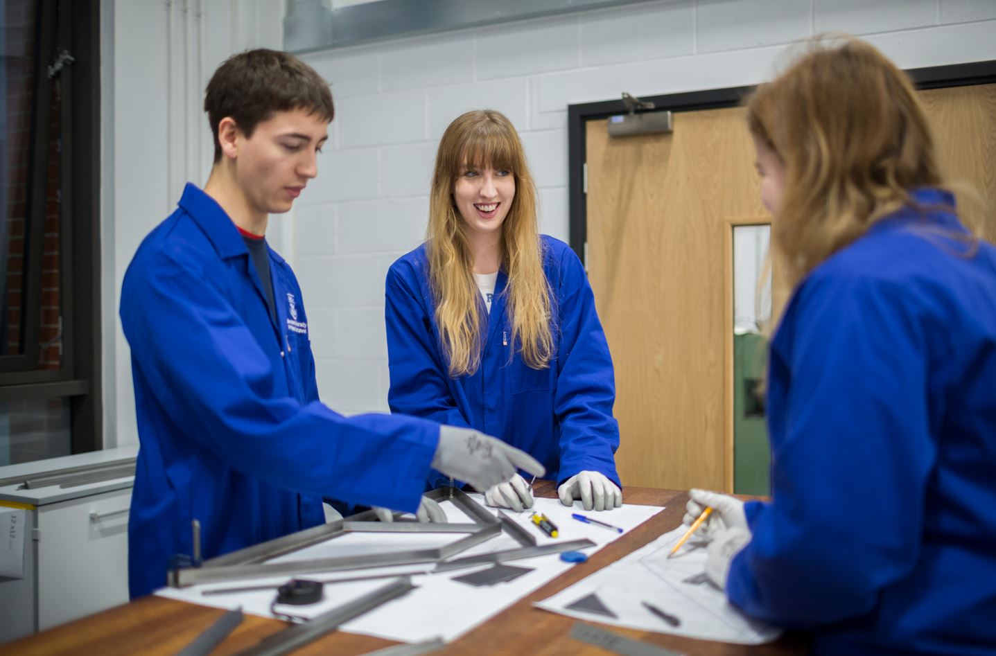 Students in lab