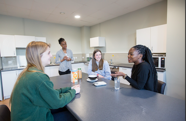 Students at table