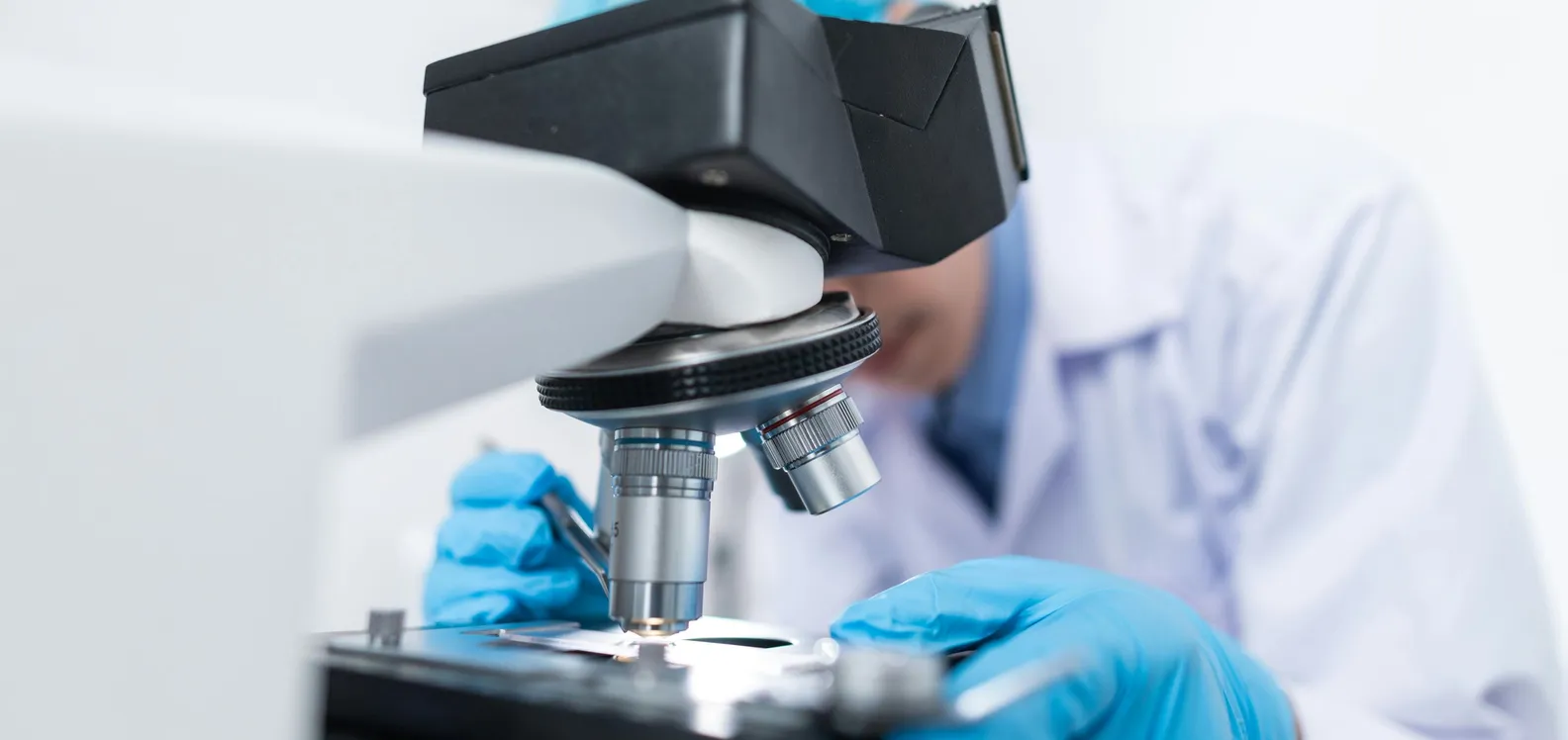 Student using laptop