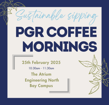 PGR coffee morning graphic