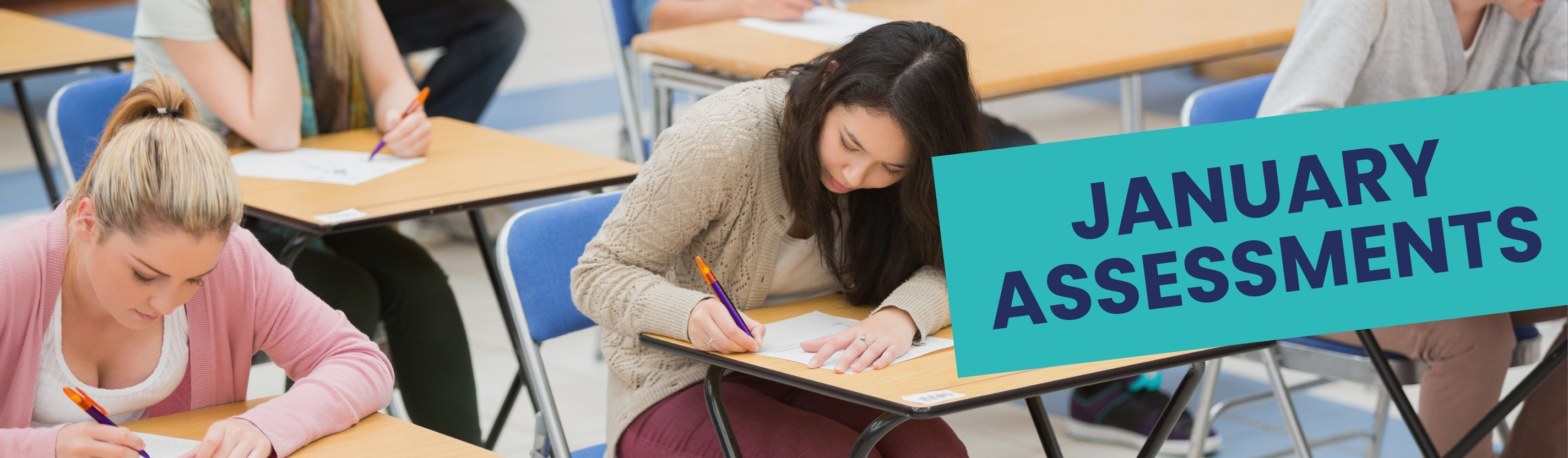 Students in an examination venue