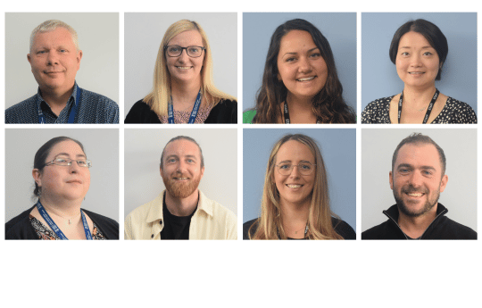 Pictures of members of the student information team 