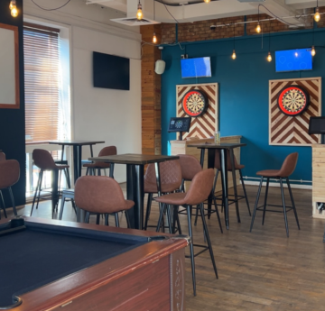 JC's pool and darts area