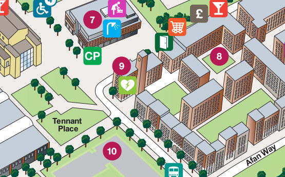 Bay Campus Map