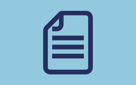 an icon depicting a piece of paper