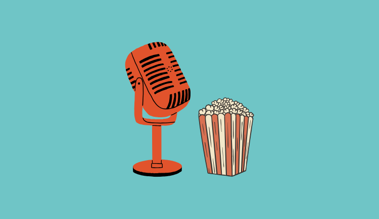 Microphone and popcorn