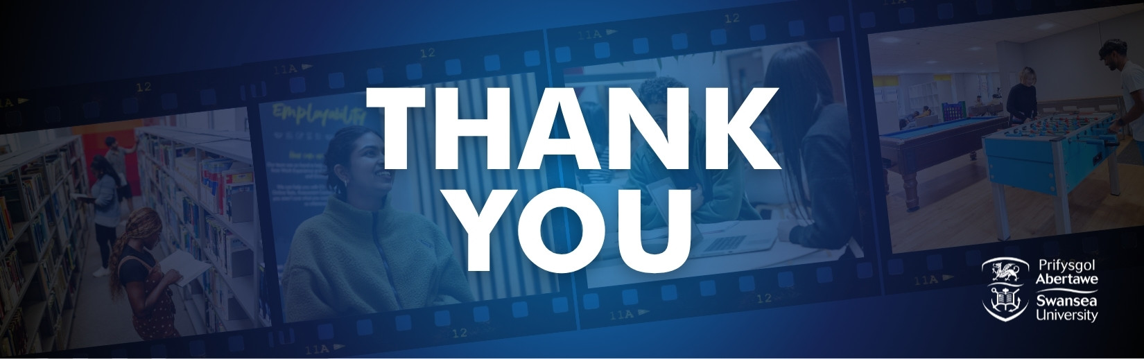 Thank you written across a film reel